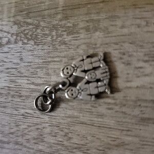 Retired James Avery Charm 2 Boys And Puppy Dog